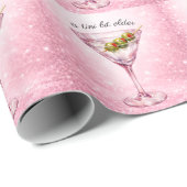 A Tini Bit Older Women’s Birthday Party  Geschenkpapier (Rolleneckpunkt)