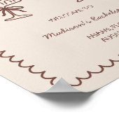 A Tini Bit Verlobt Espresso Martini Bachelorette Poster (Ecke)