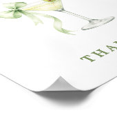 A Tini One Chic Baby Shower Diaper Raffle Poster (Ecke)