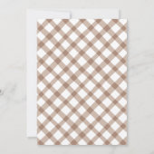 A Tini One Espresso Martini Baby Shower Einladung (Rückseite)