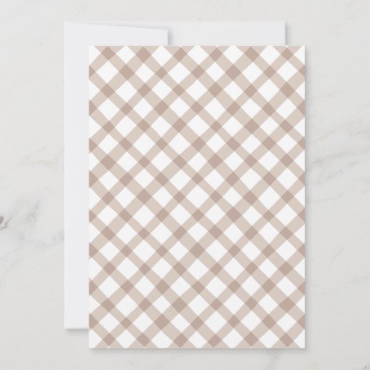 A Tini One Espresso Martini Blue Bow Baby Shower Einladung (Rückseite)