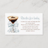 A Tini One Espresso Martini Books for Baby Begleitkarte (Vorderseite)