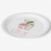 A Tini One Girl Pappteller (Schrägansicht)