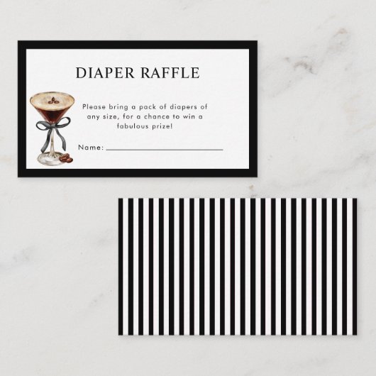 A Tini One is on the Way Baby Shower Enclosure  Begleitkarte (Vorne/Hinten)