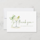 A Tini One Is On The Way  Chic Neutral Dankeskarte (Vorderseite)