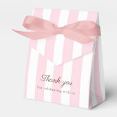 A Tini One Martini Pink Bow Baby Shower Gift Geschenkschachtel (Vorderseite)