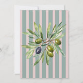 A Tini One Pink Bow Espresso Martini Babydusche Einladung (Rückseite)