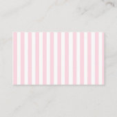 A Tini One Pink Espresso Martini Books for Baby Begleitkarte (Rückseite)