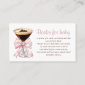 A Tini One Pink Espresso Martini Books for Baby Begleitkarte (Vorderseite)