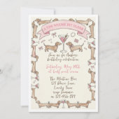 A Tini Weenie Bit Older Dachshund Martini Birthday Einladung (Vorderseite)