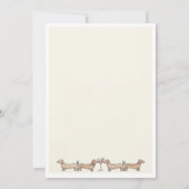 A Tini Weenie Bit Older Dachshund Martini Birthday Einladung (Rückseite)