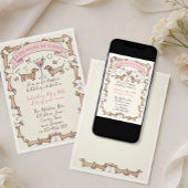 A Tini Weenie Bit Older Dachshund Martini Birthday Einladung