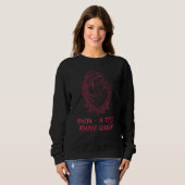 A Title Above Queen Motivational Quote Mother s Da Sweatshirt (Vorne ganz)