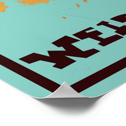 A to Z Alien Maya Elf Weird im Herzen Poster (Ecke)