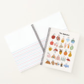 A to Z Alphabet Kids Sketch and Practice Notizblock (Innenseite)