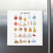 A to Z Alphabet mit Bildern Kinder