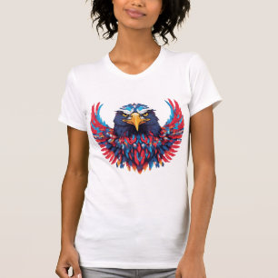A TO Z mit amerikanischem Adler mit patriotischem T-Shirt