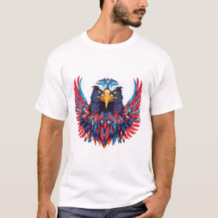 A TO Z mit amerikanischem Adler mit patriotischem  T-Shirt