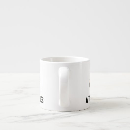 a Tomatenflames Espressotasse (Rückseite)