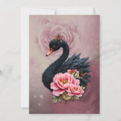 A touch of rose and swan's glow.  einladung (Rückseite)