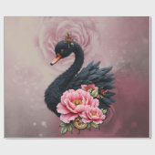 A touch of rose and swan's glow. geschenkpapier (Flach)