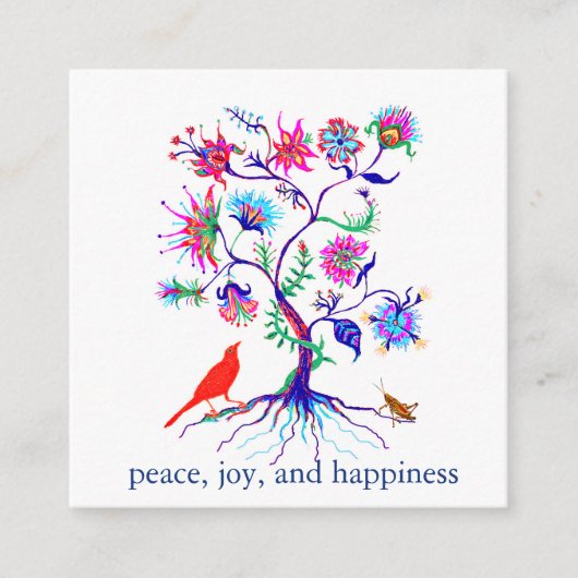 A tree of life begleitkarte (Vorderseite)