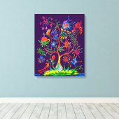 A tree of life leinwanddruck (Insitu (Holzboden))