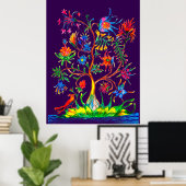 A tree of life poster (Heimbüro)