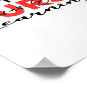 A True Nurse Never Stops Learning Quote Nursing Mo Poster (Ecke)