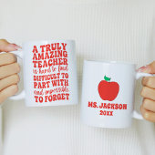 A Truly Amazing Teacher is Hard to Find Apple Kaffeetasse