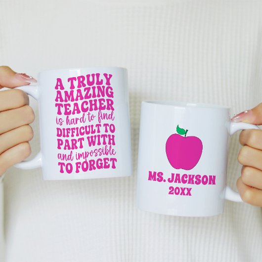 A Truly Amazing Teacher is Hard to Find Apple Kaffeetasse