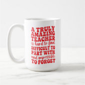 A Truly Amazing Teacher is Hard to Find Apple Kaffeetasse (Links)