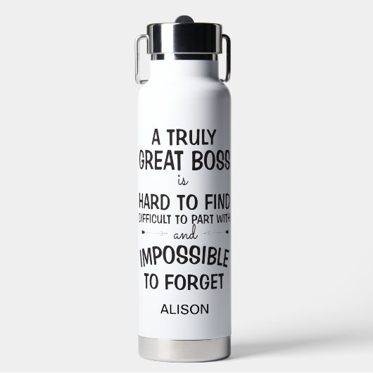 A truly great boss personalized mug trinkflasche (Vorderseite)