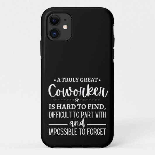 A Truly Great Coworker Case-Mate iPhone Hülle (Rückseite)