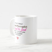 A Truly Great Speech Therapist – Personalized Name Kaffeetasse (Vorderseite Links)