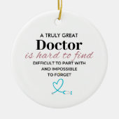 A Truly GreatA Truly Great Doctor – Personalized Keramik Ornament (Vorne)