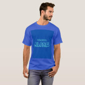A Tshirt of blue colour. (Vorne ganz)
