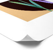 A tulip and its shadow — but with a twist. poster (Ecke)