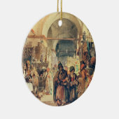 A Turkish Bazaar, 1854 (pencil & w/c on paper) Keramik Ornament (Rechts)
