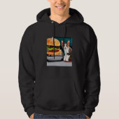 A Two Paw Feast Adorable Kitten Cat Kitty Burger D Hoodie (Vorderseite)