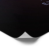 A und B 3d-Illustrationseffekt Poster (Ecke)