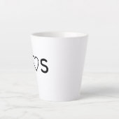 A und S Milchtasse (Vorderseite)