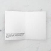 A universal consciousness karte (Innenseite)