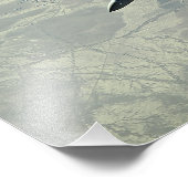 A US Air Force B-1B Lancer auf einer Kampfpatrouil Fotodruck (Ecke)