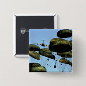 A US Air Force C-17 Globemaster III Button (Vorne & Hinten)