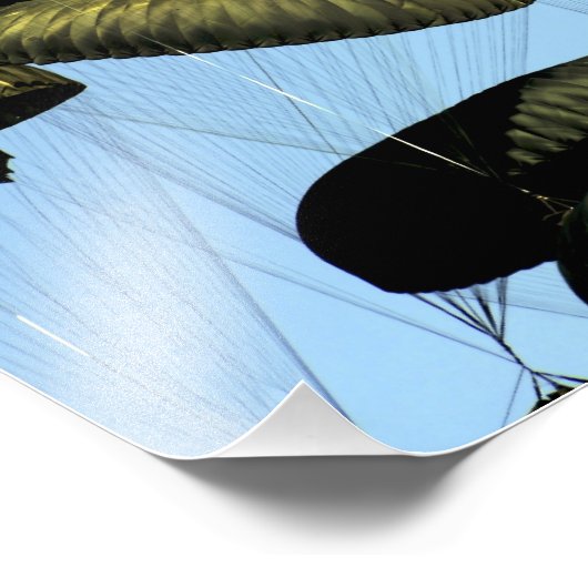 A US Air Force C-17 Globemaster III Fotodruck (Ecke)