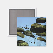 A US Air Force C-17 Globemaster III Magnet (Vorderseite/Rückseite)