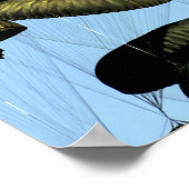 A US Air Force C-17 Globemaster III Poster (Ecke)