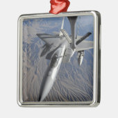 A US Air Force F-15 Eagle Silbernes Ornament (Links)