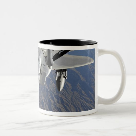 A US Air Force F-15 Eagle Zweifarbige Tasse (Rechts)